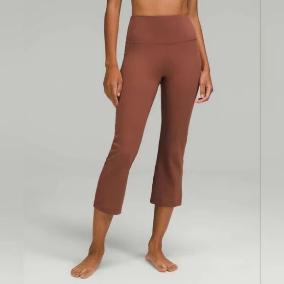 Lululemon Groove Crop 23” Super High Rise In Ancient Copper - Picture 2 of 9